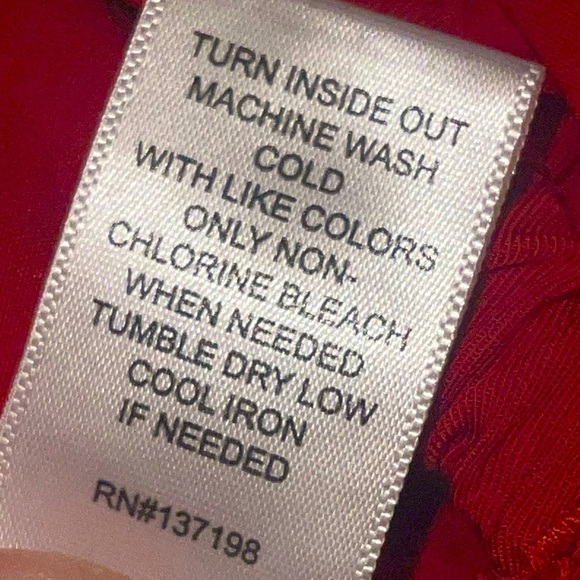 NWOT Christian Lacroix Red Wide Leg Pants XS - Picture 4 of 5